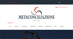 Desktop Screenshot of metaconciliazione.it